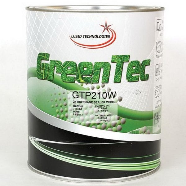 Gentec And Greentec WHITE 2K URETHANE HIGH BUILD SEALER, Gallon GTP210W(G) - main